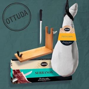 Хамон Палета Серрано Nico 4.5 кг подарочный набор