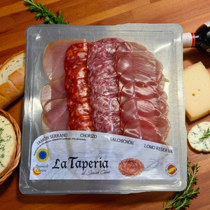 La Taperia нарезка хамон серрано, чорисо, сальчичон, ломо 105гр